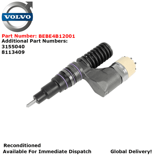 VOLVO FH12 AND FM12 RECONDITIONED DELPHI DIESEL INJECTOR - BEBE4B12001
